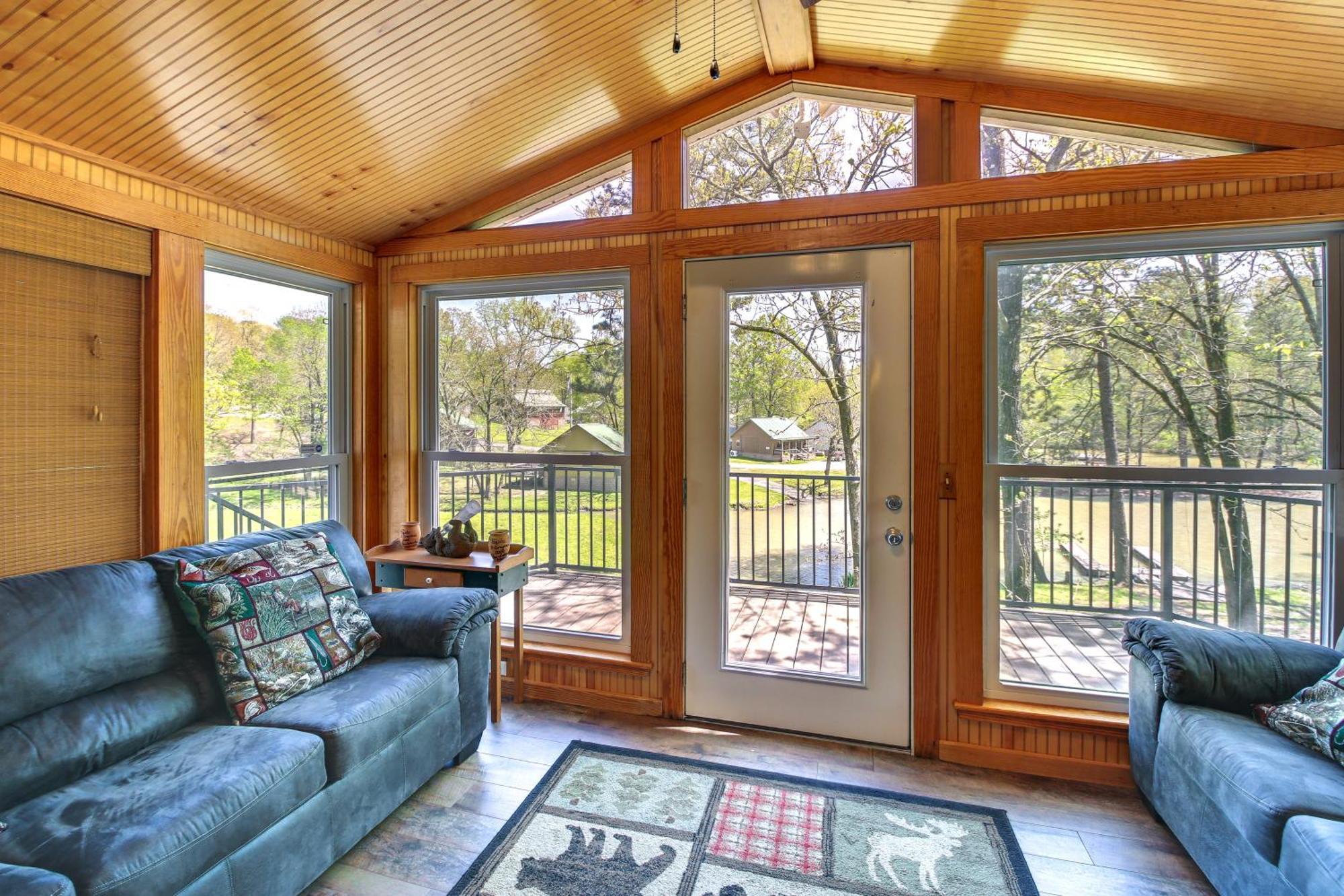 Lakefront Arkansas Home With Dock And Sunroom Hot Springs Exterior foto